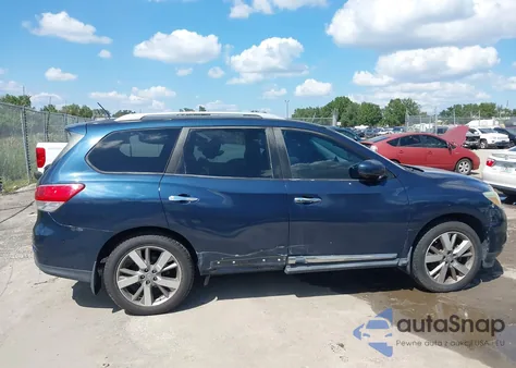 2013 Nissan Pathfinder Platinum from USA, damaged, VIN 5N1AR2MN5DC644170